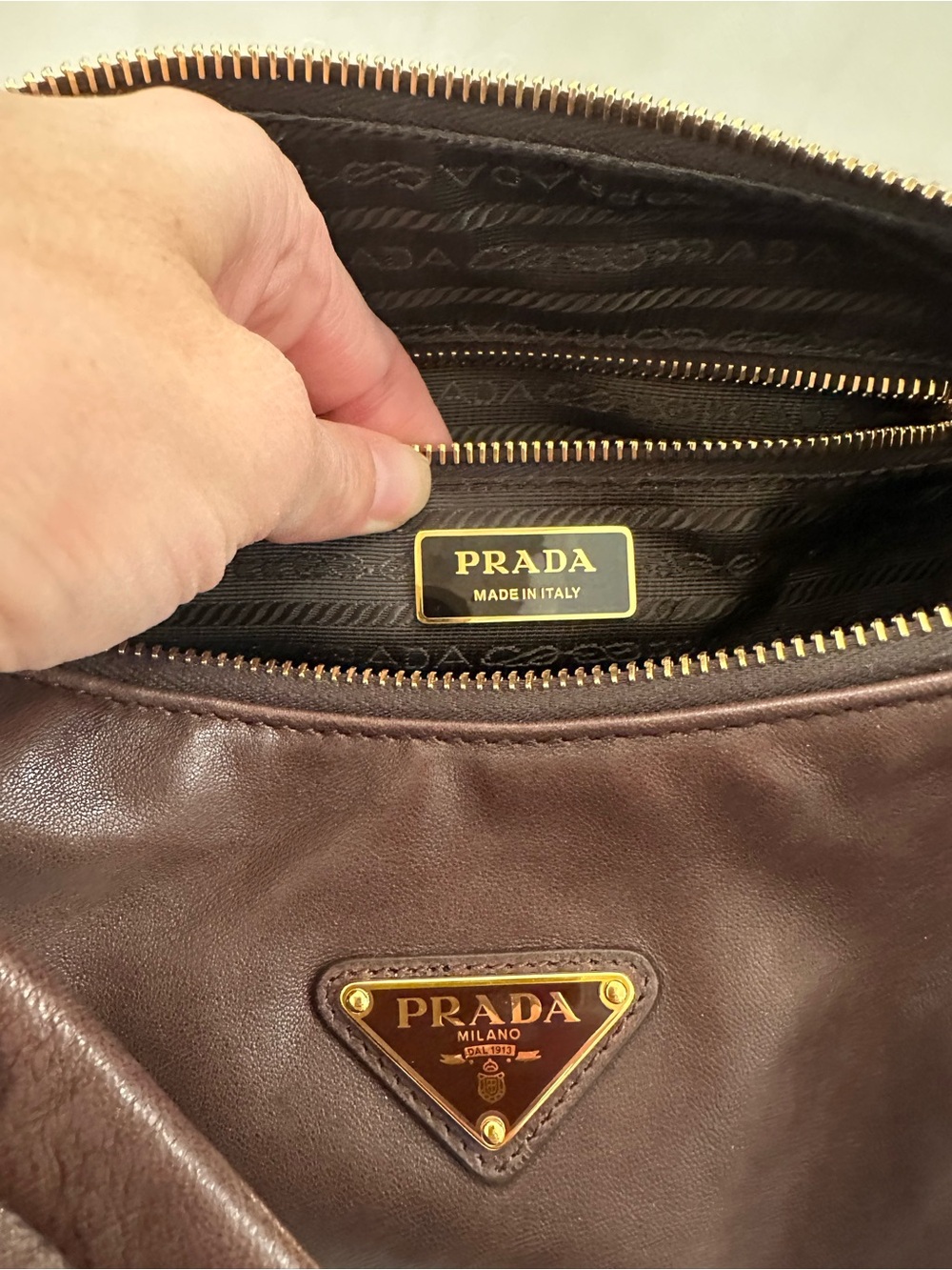 Prada Explore Large Napa Leather Bag- 100% Authentic - Picture 6 of 16